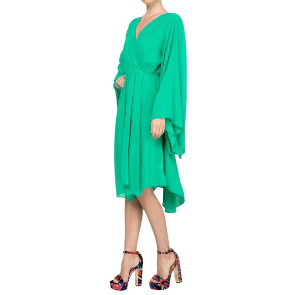 Meghan Fabulous Green sunset dress Large - Picture 1 of 11